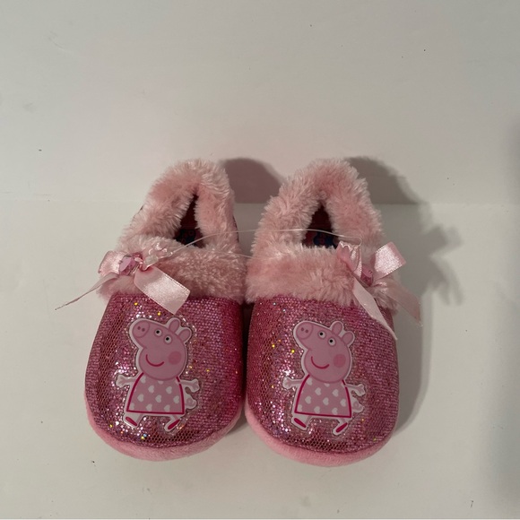 Sparkly Peppa Pig Toddler Slippers, Toddler - Picture 5 of 5